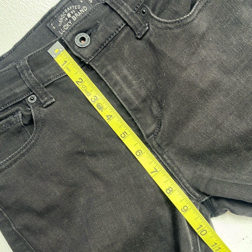 π Lucky Brand 'Brooke' Legging β’ Dark Black Wash Skinny Stretch Jeans β’ Sz 6/28 - Picture 6 of 12